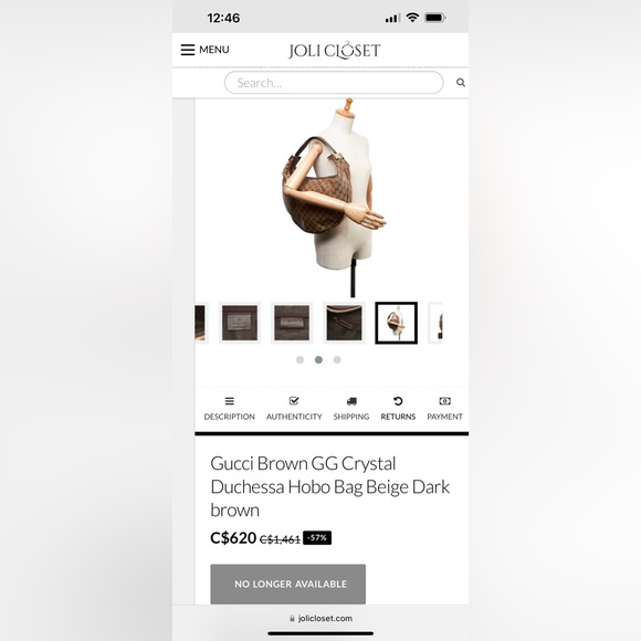 Gucci Duchessa Hobo (Vintage/authentic) - Picture 8 of 9